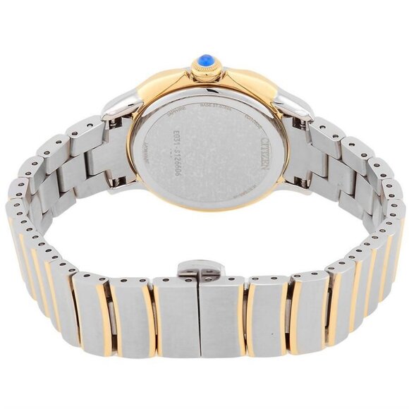 NWT Authentic Citizen Ceci Diamond Black Dial Two-Tone Women's Watch - Picture 3 of 3